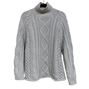 Fear Of God Essentials Cable Knit Turtleneck Sweater Wheat Men’s Size XXS